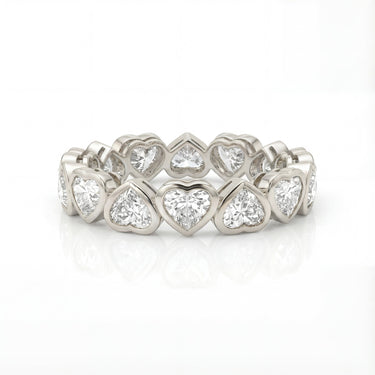 Heart Bezel Eternity Band 2.4 CTW - Beyon Diamond
