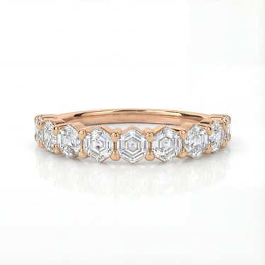 Hexagon Diamond Half Band 1.5 CTW - Beyon Diamond