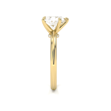Hidden Halo Solitaire Heart Cut Diamond Ring - Beyon Diamond