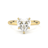 Hidden Halo Solitaire Heart Cut Diamond Ring - Beyon Diamond