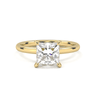 Hidden Halo Solitaire Princess Cut Diamond Ring - Beyon Diamond