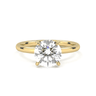 Hidden Halo Solitaire Round Cut Diamond Ring - Beyon Diamond
