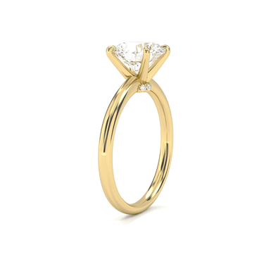 Hidden Halo Solitaire Round Cut Diamond Ring - Beyon Diamond