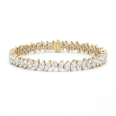 Marquise and Pear Cut Diamond Tennis Bracelet 6.5CTW - Beyon Diamond
