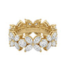 Marquise and Round Diamond Wedding Band 3CTW - Beyon Diamond