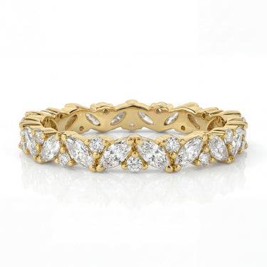 Marquise Cluster Eternity Band 1.1 CTW - Beyon Diamond