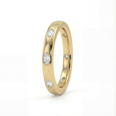 Marquise Inlay Eternity Band 0.3 CTW - Beyon Diamond