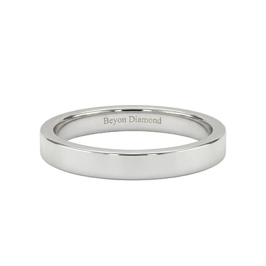Men's Flat Comfort Fit Band - Beyon Diamond