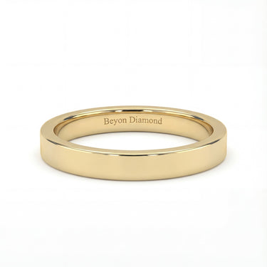 Men's Flat Comfort Fit Band - Beyon Diamond