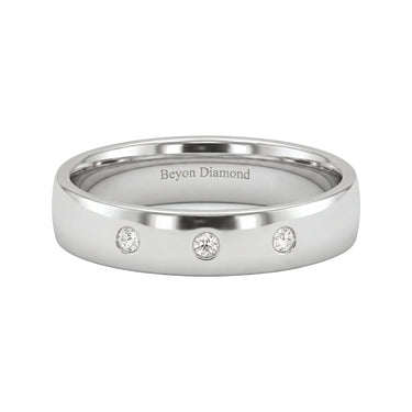 Men's Inlay Set Diamond Band - Beyon Diamond