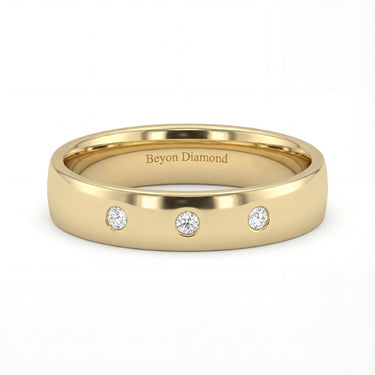 Men's Inlay Set Diamond Band - Beyon Diamond
