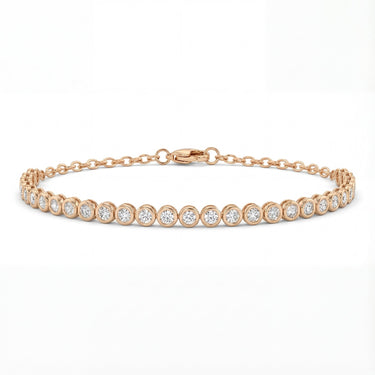 Mini Bezel Diamond Tennis Bracelet 0.5CTW - Beyon Diamond