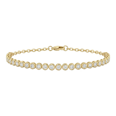 Mini Bezel Diamond Tennis Bracelet 0.5CTW - Beyon Diamond
