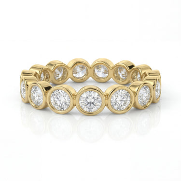 Mini Round Bezel Eternity Band 1.08 CTW - Beyon Diamond