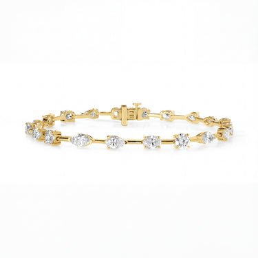 Mixed Shape Diamond Tennis Bracelet 5.4CTW - Beyon Diamond