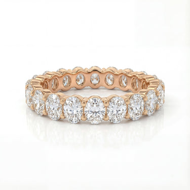 Oval Diamond Eternity Band 3.42 CTW - Beyon Diamond