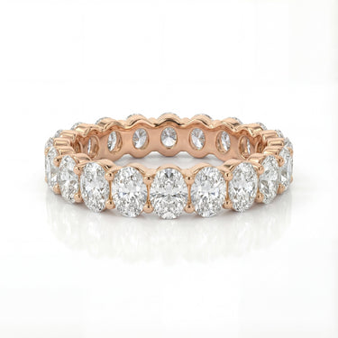 Oval Diamond Eternity Band 3.42 CTW - Beyon Diamond