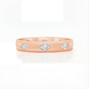 Oval Inlay Eternity Band 0.6 CTW - Beyon Diamond