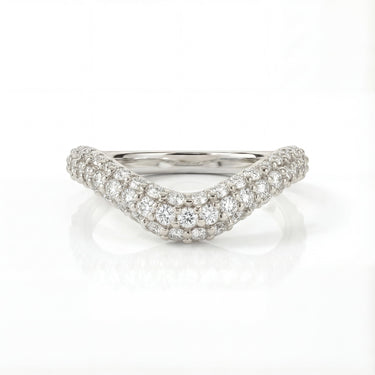 Pave Nest Wedding Band 0.9 CTW - Beyon Diamond