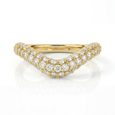 Pave Nest Wedding Band 0.9 CTW - Beyon Diamond