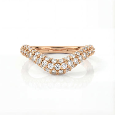 Pave Nest Wedding Band 0.9 CTW - Beyon Diamond