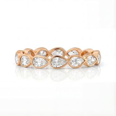Pear Bezel Eternity Band 1.12 CTW - Beyon Diamond