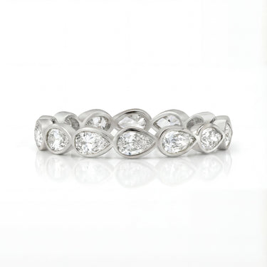 Pear Bezel Eternity Band 1.12 CTW - Beyon Diamond