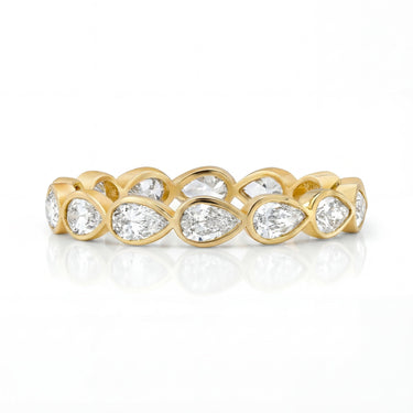 Pear Bezel Eternity Band 1.12 CTW - Beyon Diamond