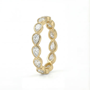 Pear Bezel Eternity Band 1.12 CTW - Beyon Diamond