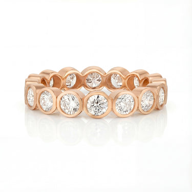 Petite Round Bezel Eternity Band 1.6 CTW - Beyon Diamond