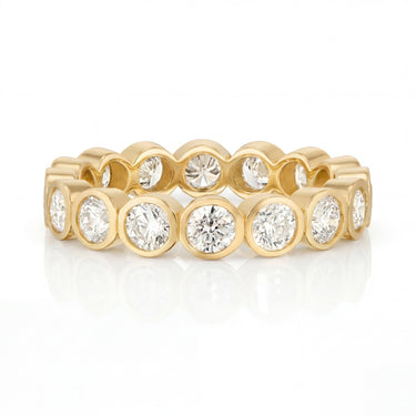 Petite Round Bezel Eternity Band 1.6 CTW - Beyon Diamond