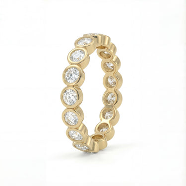 Petite Round Bezel Eternity Band 1.6 CTW - Beyon Diamond