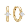 Princess Cut Huggie Earrings - Beyon Diamond