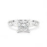 Princess Cut with Marquise Side Stone Diamond Ring - Beyon Diamond