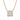 Halo Princess Cut Diamond Necklace