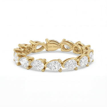 Side Pear Cut Diamond Eternity Band 1.4CTW - Beyon Diamond