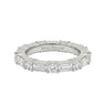 Sideway Eternity Round and Emerald Diamond Wedding Band 1.8CTW - Beyon Diamond