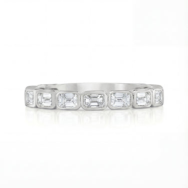 Sideways Emerald Bezel Band 1.28 CTW - Beyon Diamond