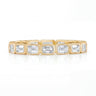 Sideways Emerald Bezel Eternity Band 1.44 CTW - Beyon Diamond