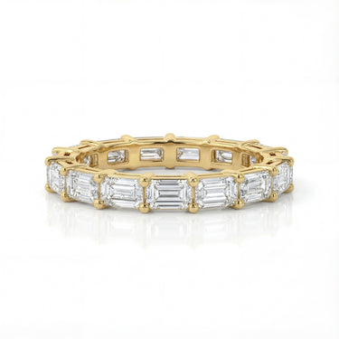 Sideways Emerald Diamond Eternity Band 3.6 CTW - Beyon Diamond