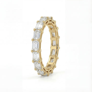 Sideways Emerald Diamond Eternity Band 3.6 CTW - Beyon Diamond