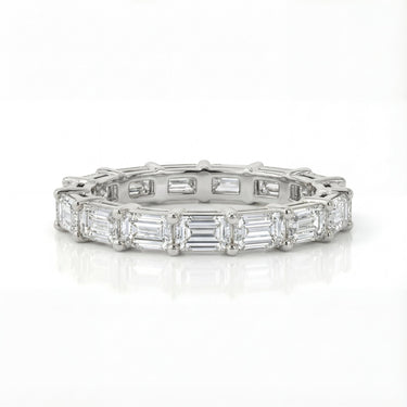 Sideways Emerald Diamond Eternity Band 3.6 CTW - Beyon Diamond