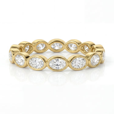 Sideways Oval Bezel Eternity Band 1.93 CTW - Beyon Diamond