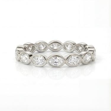 Sideways Oval Bezel Eternity Band 1.93 CTW - Beyon Diamond
