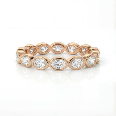 Sideways Oval Bezel Eternity Band 1.93 CTW - Beyon Diamond