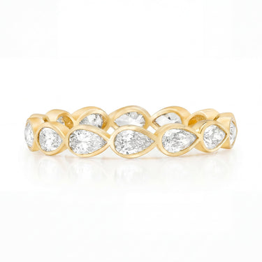 Sideways Pear Bezel Eternity Band 1.12 CTW - Beyon Diamond