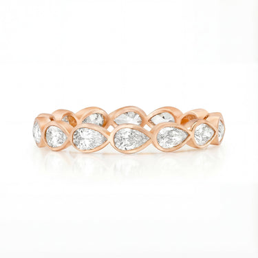Sideways Pear Bezel Eternity Band 1.12 CTW - Beyon Diamond