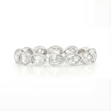 Sideways Pear Bezel Eternity Band 1.12 CTW - Beyon Diamond