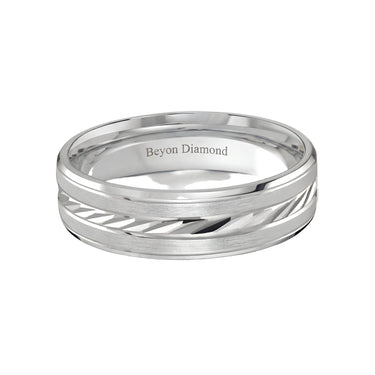 Spiral Horizon Men's Band - Beyon Diamond