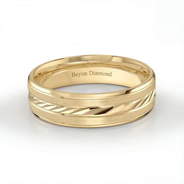 Spiral Horizon Men's Band - Beyon Diamond